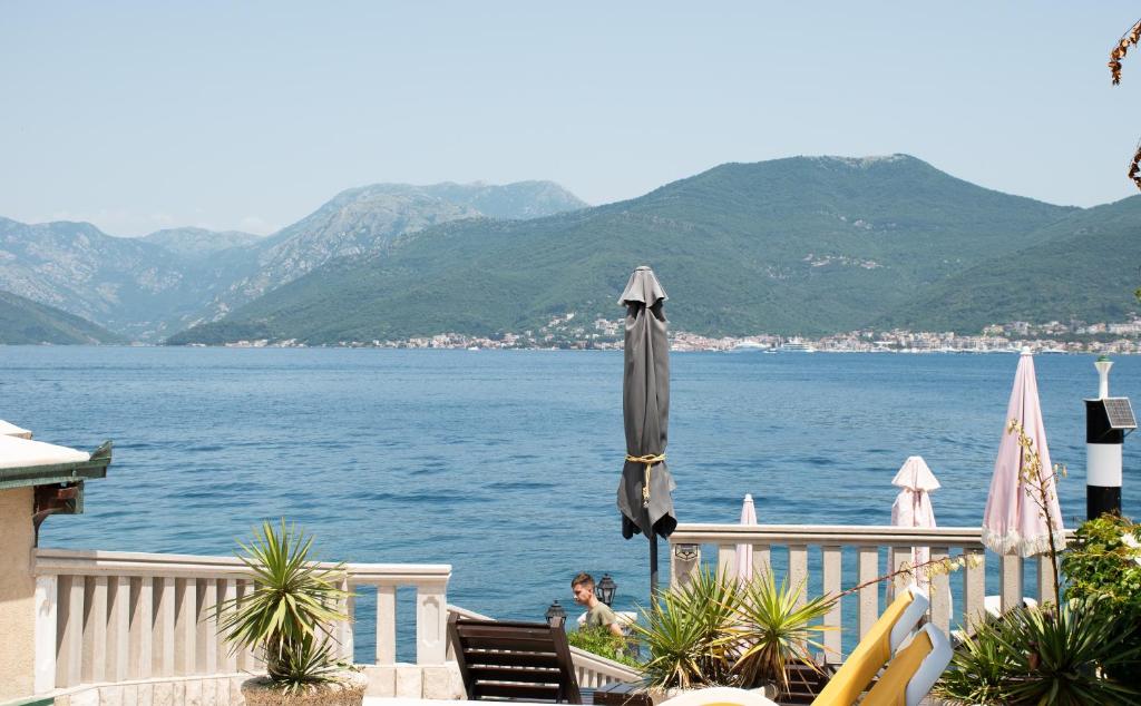 Adriatic sea view from Apartments Kostic terrace